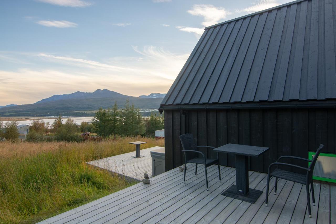 Viking Cottages & Apartments อาคูเรย์รี ภายนอก รูปภาพ